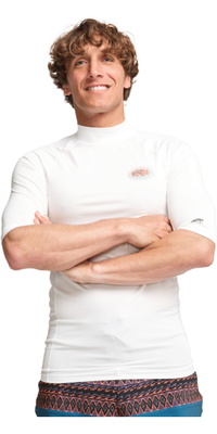 2026 Billabong Hommes Réédition Du Maillot à Manches Courtes En Lycra EBYWR03027 - White