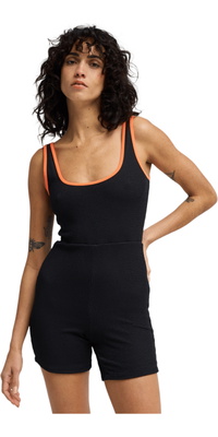 2026 Billabong Femmes Combinaison De Surf Rétro Summer High EBJX100122 - Black Pebble
