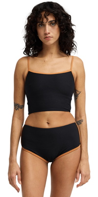 2026 Billabong Femmes Tanlines Surf Tank Bikini Top 24O171602 - Black