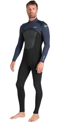 2026 C-Skins Hommes Nuwave Legend 3/2mm Back Zip Combinaison Néoprène C-NLE32MBZ - Black / Bluestone / Petrol