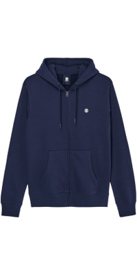 2026 Element Hommes Broderie Icon Zip Up Hoodie ELYFT00199 - Eclipse Navy