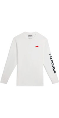 2026 Florence Marine X Hommes T-shirt à Manches Longues Burgee FMTS00125 - Off White