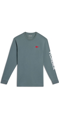 2026 Florence Marine X Hommes T-shirt à Manches Longues Burgee FMTS00125 - Sea Blue