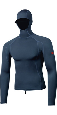 2026 Florence Marine X Hommes Gilet à Capuche En Lycra à Manches Longues FMSS00030 - Dark Navy