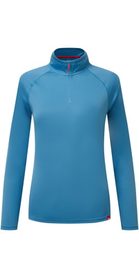 2026 Gill Femmes UV Tec Long Sleeve Zip Tee UV009W - Seascape