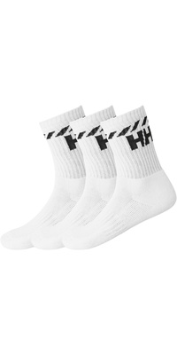 2026 Helly Hansen Cotton Sport Sock 3Pk 67479 - White