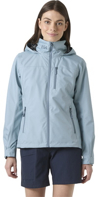 2026 Helly Hansen Femmes Crew Veste à Capuche 2.0 34448 - Windy Blue