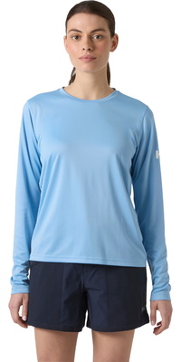2026 Helly Hansen Womens Tech Crew Long Sleeve 2.0 49579 - Bright Blue