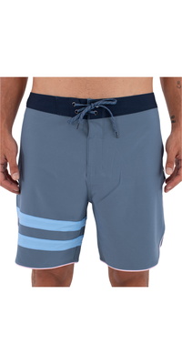 2026 Hurley Hommes Boardshort Phantom Eco Block Party Solid 18 HSP26MMBS07158 - Grey Teal