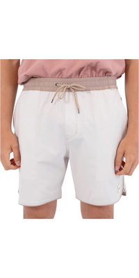 2026 Hurley Hommes Phantom Naturals Scallop Volley 17 Shorts HSP26MMWS07844 - Bone