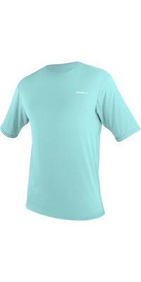 2026 ONeill Mens Basic Skins Short Sleeve Sun Shirt 5715 - Canal Blue