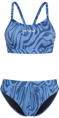 2026 Orca Womens Core Bikini Swimsuit MS52 - Deep Blue Blue Sky
