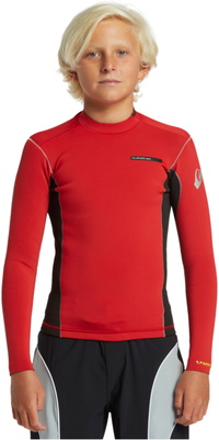2026 Quiksilver Enfants Everyday Sessions 1.5mm Veste De Combinaison AQBW803009 - High Risk Red