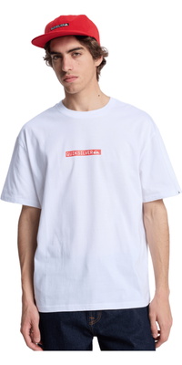 2026 T-shirt à Manches Courtes DNA Clicker D Quiksilver Hommes EQYZT08207 - White