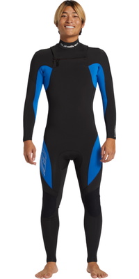 2026 Quiksilver Hommes Mercury 3/2mm Chest Zip Combinaison N&eacute;opr&egrave;ne AQYW103117 - Olympian Blue