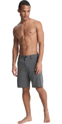 2026 Quiksilver Mens Union Heather Amph 19 Shorts EQYHY03877 - Black Heather