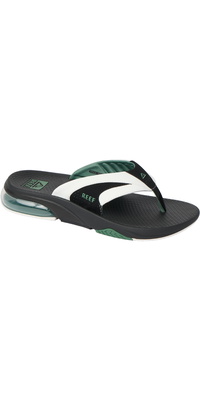 2026 Reef Hommes Sandales Fanning+ CJ9037 - Blanc / Black / Vert
