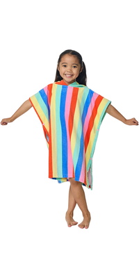 2026 Rip Curl Enfants Sweat à Capuche En Coton Mélangé Poncho Towel 00AJTO - Multico