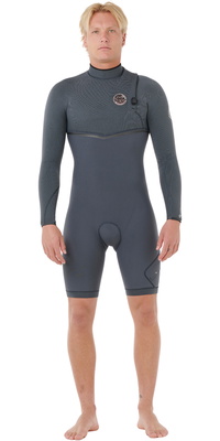 2026 Rip Curl Mens E-Bomb 2mm Zip Free Long Sleeve Spring Suit 123MSP - Iron