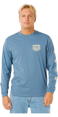 2026 Rip Curl Hommes Pacific Rince Tee 0Y6MTE - Bluefin