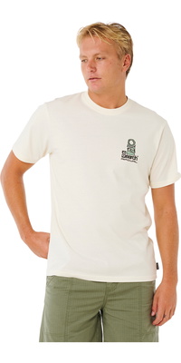 2026 Rip Curl Hommes Vaporcool Search Stack Tee 0K5MTE - Bone