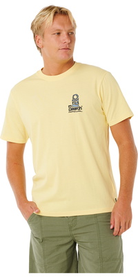 2026 Rip Curl Mens Vaporcool Search Stack Tee 0K5MTE - Sunlight