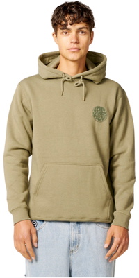 2026 Rip Curl Hommes Wettie Icône De Hoodie CFEGM9 - Surplus Green