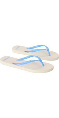 2026 Rip Curl Womens Bondi Bloom Open Toe Flip Flops 16HWOT - Natural / Blue