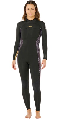 2026 Rip Curl Femmes Dawn Patrol 4/3mm Back Zip Combinaison Néoprène 163WFS - Natural