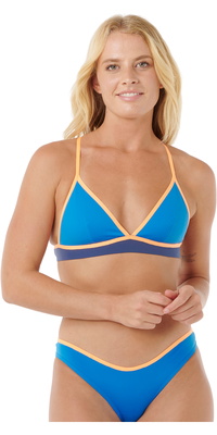2026 Rip Curl Femmes Mirage Fusion Xback Tri Bikini Top 0S7WSW - Blue