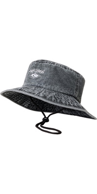 2026 Rip Curl Femmes Chapeau De Plage Premium Surf UPF 04OWHE - Lavé Black / Black