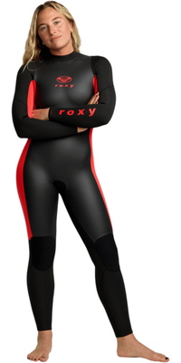 2026 Roxy Femmes Icon Collection 3/2mm Back Zip Combinaison N&eacute;opr&egrave;ne 26BW214500 - Flame
