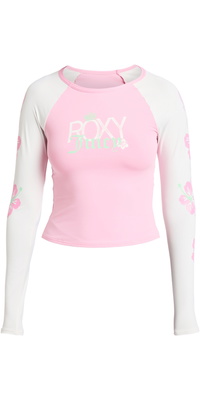 2026 Roxy Femmes Roxy Gilet En Lycra à Manches Longues Juicy ERJWR03938 - Coconut Milk