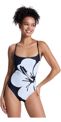 2026 Roxy Femmes Maillot De Bain Une Pièce Summer Surf ERJX103811 - Anthracite