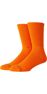 Chaussettes Unisexes « Icon » 2026 D Stance , Modèle « Crew », Référence M311D14ICO - Orange