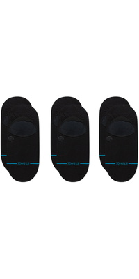 Lot De 3 Paires De Chaussettes Unisexes Invisibles « Icon » 2026 D Stance , Référence A145A23ICO - Black