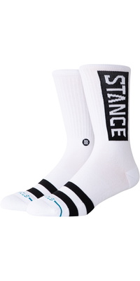 Chaussettes Unisexes « OG Crew » 2026 D Stance , Modèle M556D17OGG - White