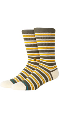 Crew Chaussettes Unisexes Ollie « Stance » 2026, Modèle A556C25OLL - Olive