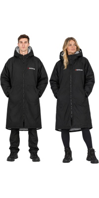 2026 Northcore Beach Basha Sport Manches Longues Changeantes Robe / Poncho NOCO24N - Black