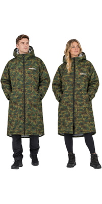 2026 Northcore Beach Basha Sport Manches Longues Changeantes Robe / Poncho NOCO24N - Camo