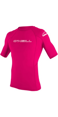 2026 Oneill Basique Jeune Skins Manches Courtes Lycra Vest 3345 - Pastèque