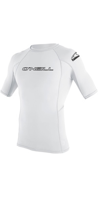 2026 Oneill Base Pour Les Jeunes Skins Manches Courtes Lycra Vest 3345 - Blanc