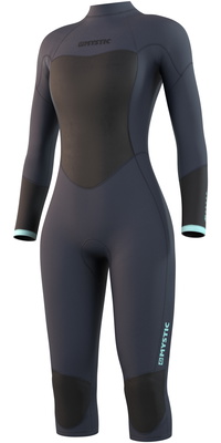 Mystic Womens Brand 3/2mm Long Arm Short Leg Back Zip Wetsuit 21032 - Night Blue