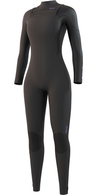 2025 Mystic Femmes Jayde 4/3mm Double Front Zip Combinaison Néoprène 35000.230013 - Black