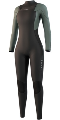 2026 Mystic Femmes Star 5/3mm Chest Zip Combinaison Néoprène 35000.250050 - Dark Olive