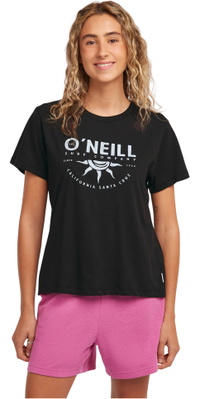 2026 ONeill Femmes Imprimé Au Recto T-Shirt 1850265 - Black Out