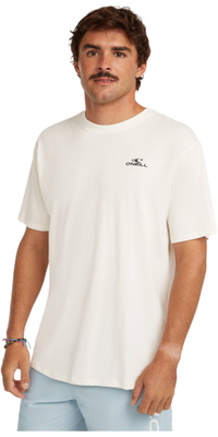 2026 O'Neill Hommes Petit Logo T-Shirt 2850371 - Snow White