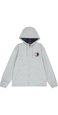 2026 T & C Surf Designs Hommes Nylon Hooded Veste De Coach TM7JKH - Grey