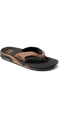 2026 Tongs Fanning Hommes Reef Ci8102 - Noir / Tan