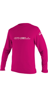 2026 Oneill Base Jeune Skins Tee-shirt à Manches Longues 4341 - Pastèque